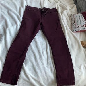 Topshop Jamie Moto Skinny Jeans W30